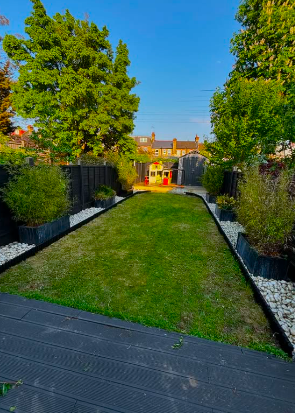 Lush modern garden architecture
