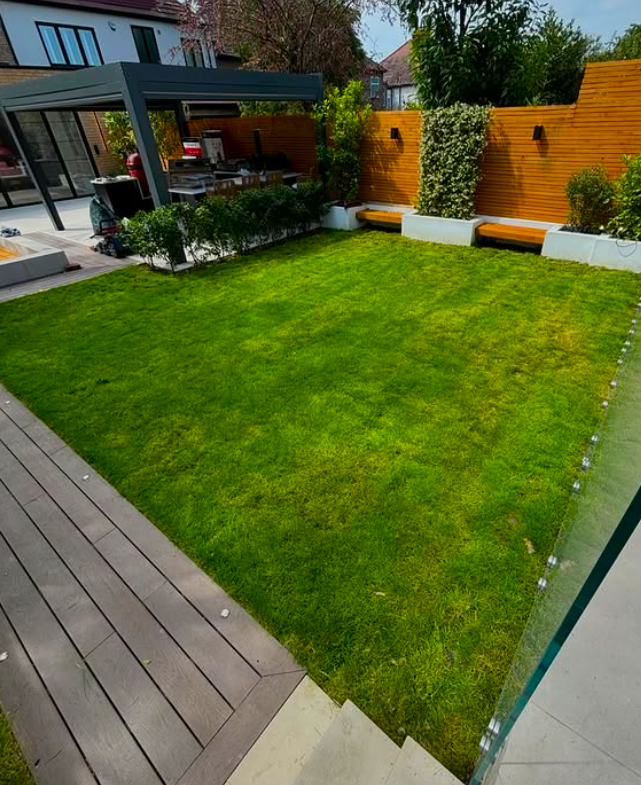 Modern landscaping